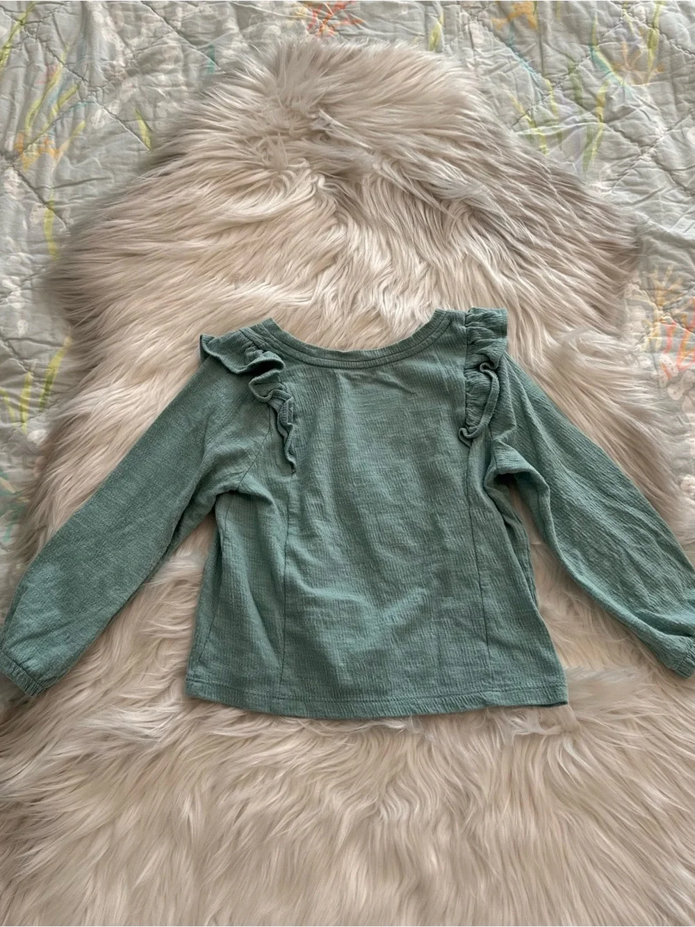 Girls 3T Denim Jacket & Long Sleeve T-Shirt Lot | OshKosh B'gosh and Cat & Jack